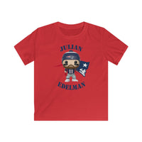 Julian Edelman New England Patriots, Kids Gildan Softstyle Tee Shirt