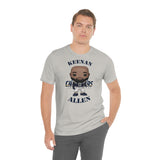 Keenan Allen L.A Chargers, Soft Cotton Bella and Canvas Short Sleeve Tee shirt