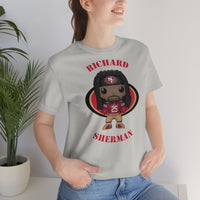 Richard Sherman San Francisco 49ers, Soft Cotton Bella and Canvas Short Sleeve Tee shirt