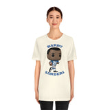 Barry Sanders Detroit Lions, Soft Cotton Bella and Canvas Short Sleeve Tee shirt
