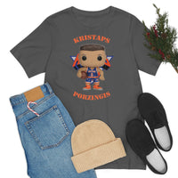 Kristaps Porzingis New York Knicks, Soft Cotton Bella and Canvas Short Sleeve Tee shirt