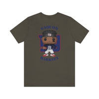 Saquon Barkley New York Giants, Soft Cotton Bella and Canvas Short Sleeve Tee shirt