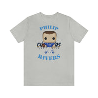 Philip Rivers L.A Chargers, Soft Cotton Bella and Canvas Short Sleeve Tee shirt