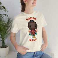 Sadio Mane Liverpool, Soft Cotton Bella and Canvas Short Sleeve Tee shirt