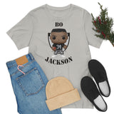 Bo Jackson Oakland Raiders, Soft Cotton Bella and Canvas Short Sleeve Tee shirt