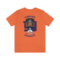 Saquon Barkley New York Giants, Soft Cotton Bella and Canvas Short Sleeve Tee shirt