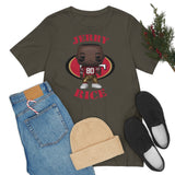 Jerry Rice San Francisco 49ers, Soft Cotton Bella and Canvas Short Sleeve Tee shirt