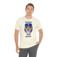 Mookie Betts L.A/Brooklyn Dodgers, Soft Cotton Bella and Canvas Short Sleeve Tee shirt
