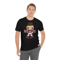 Tom Brady New England Patriots (Throwback), Soft Cotton Bella and Canvas Short Sleeve Tee shirt