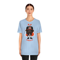 A.J Green Cincinnati Bengals, Soft Cotton Bella and Canvas Short Sleeve Tee shirt