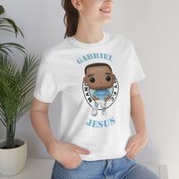 Gabriel Jesus Manchester City, Soft Cotton Bella and Canvas Short Sleeve Tee shirt