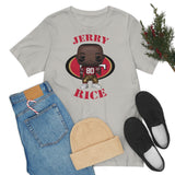 Jerry Rice San Francisco 49ers, Soft Cotton Bella and Canvas Short Sleeve Tee shirt