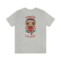 Virgil Van Dijk Liverpool, Soft Cotton Bella and Canvas Short Sleeve Tee shirt