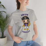 Adam Thielen Minnesota Vikings, Soft Cotton Bella and Canvas Short Sleeve Tee shirt