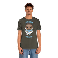 Gabriel Jesus Manchester City, Soft Cotton Bella and Canvas Short Sleeve Tee shirt