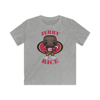 Jerry Rice San Francisco 49ers, Kids Gildan Softstyle Tee Shirt