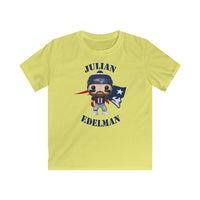 Julian Edelman New England Patriots, Kids Gildan Softstyle Tee Shirt