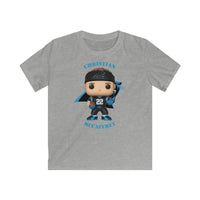 Christian McCaffrey Carolina Panthers, Kids Gildan Softstyle Tee Shirt