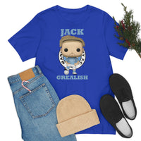 Jack Grealish Manchester City, Soft Cotton Bella and Canvas Short Sleeve Tee shirt