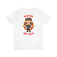 David De Gea Manchester United, Soft Cotton Bella and Canvas Short Sleeve Tee shirt