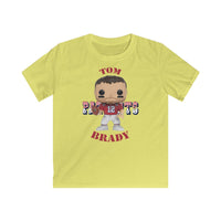 Tom Brady New England Patriots (Throwback), Kids Gildan Softstyle Tee Shirt