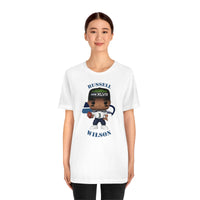 Russell Wilson Seattle Seahawks, Soft Cotton Bella and Canvas Short Sleeve Tee shirt