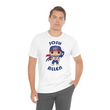 Josh Allen Buffalo Bills, Soft Cotton Bella and Canvas Short Sleeve Tee shirt
