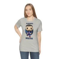 Lionel Messi PSG, Soft Cotton Bella and Canvas Short Sleeve Tee shirt