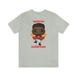 Marcus Rashford Manchester United, Soft Cotton Bella and Canvas Short Sleeve Tee shirt