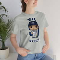 Wil Myers San Diego Padres, Soft Cotton Bella and Canvas Short Sleeve Tee shirt