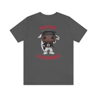 Deion Sanders Atlanta Falcons, Soft Cotton Bella and Canvas Short Sleeve Tee shirt