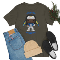 Melvin Gordon L.A Chargers, Soft Cotton Bella and Canvas Short Sleeve Tee shirt