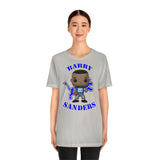 Barry Sanders Detroit Lions, Soft Cotton Bella and Canvas Short Sleeve Tee shirt