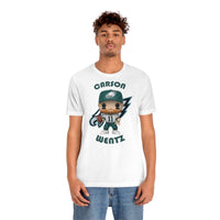 Carson Wentz Philadelphia Eagles (White Jersey), Soft Cotton Bella and Canvas Short Sleeve Tee shirt