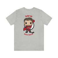 Nico Hischier New Jersey Devils, Soft Cotton Bella and Canvas Short Sleeve Tee shirt