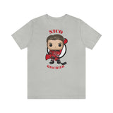 Nico Hischier New Jersey Devils, Soft Cotton Bella and Canvas Short Sleeve Tee shirt
