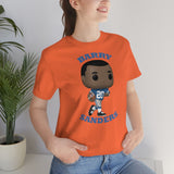 Barry Sanders Detroit Lions, Soft Cotton Bella and Canvas Short Sleeve Tee shirt
