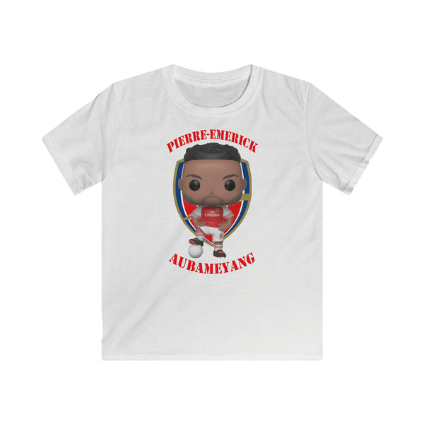 Pierre-Emerick Aubameyang Arsenal, Kids Gildan Softstyle Tee Shirt