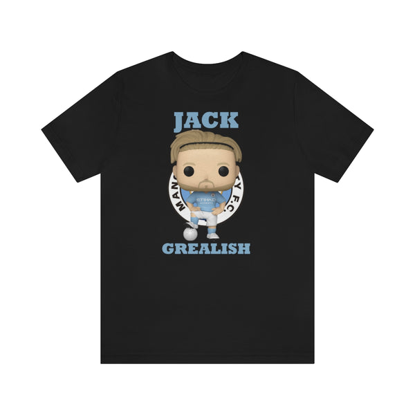 Jack Grealish Manchester City, Soft Cotton Bella and Canvas Short Sleeve Tee shirt