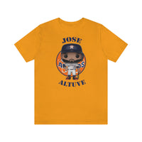 Jose Altuve Houston Astros , Soft Cotton Bella and Canvas Short Sleeve Tee shirt