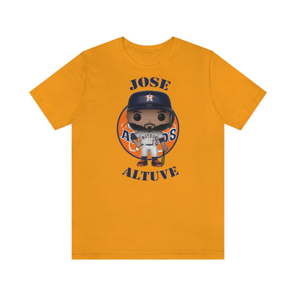 Jose Altuve Houston Astros , Soft Cotton Bella and Canvas Short Sleeve Tee shirt