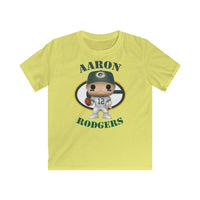 Aaron Rodgers Green Bay Packers, Kids Gildan Softstyle Tee Shirt