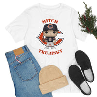 Mitch Trubisky Chicago Bears, Soft Cotton Bella and Canvas Short Sleeve Tee shirt