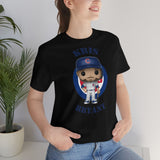 Kris Bryant Chicago Cubs, Soft Cotton Bella and Canvas Short Sleeve Tee shirt