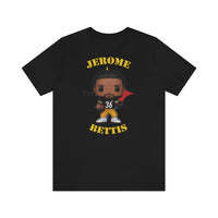 Jerome Bettis Pittsburgh Steelers, Soft Cotton Bella and Canvas Short Sleeve Tee shirt