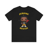 Jerome Bettis Pittsburgh Steelers, Soft Cotton Bella and Canvas Short Sleeve Tee shirt