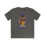 Kobe Bryant L.A Lakers (Yellow), Kids Gildan Softstyle Tee Shirt