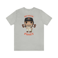 Buster Posey San Francisco Giants, Soft Cotton Bella and Canvas Short Sleeve Tee shirt