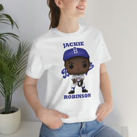 Jackie Robinson L.A/Brooklyn Dodgers, Soft Cotton Bella and Canvas Short Sleeve Tee shirt