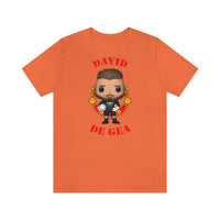 David De Gea Manchester United, Soft Cotton Bella and Canvas Short Sleeve Tee shirt
